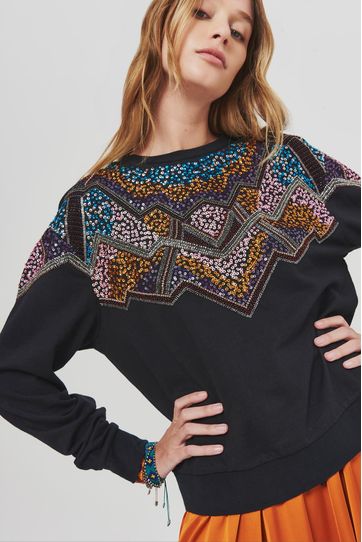 

Sudadera Rapsodia Funky Negro Talla: S y color: negro