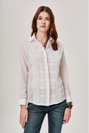 

Camisa Rapsodia Mellow Blanco Talla: S y color: blanco