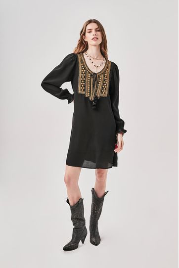 

Vestido Rapsodia Nikolai Plain Negro Talla: XS y color: negro