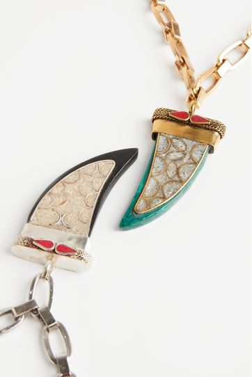 

Collar Rapsodia Asia Horn Verde Talla: U y color: verde