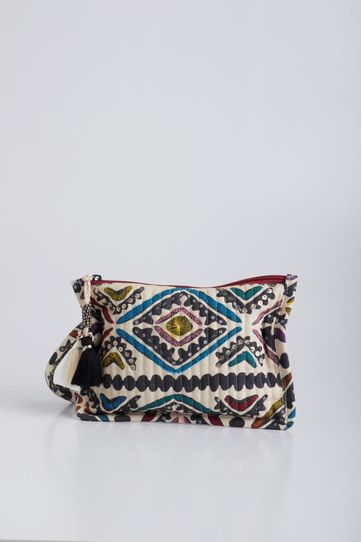 

Bolsa Rapsodia Flat Cutwork Multicolor Talla: U y color: multicolor