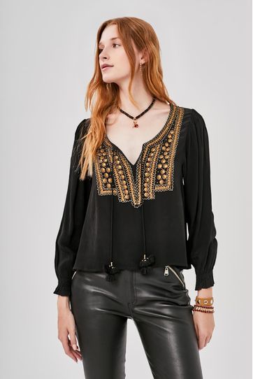 

Camisa Rapsodia Nikolai New Negro Talla: S y color: negro
