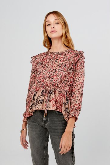 

Camisa Rapsodia Alexandrie Print Pink Rosa Talla: M y color: rosa