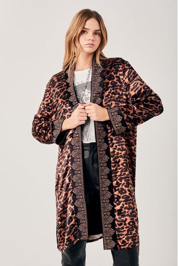 

Saco Rapsodia Amur Leopard Marron Talla: S y color: marron