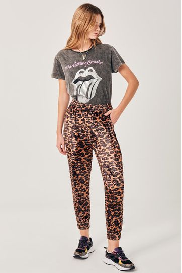 

Pantalon Rapsodia Leopard Velvet Marron Talla: S y color: marron