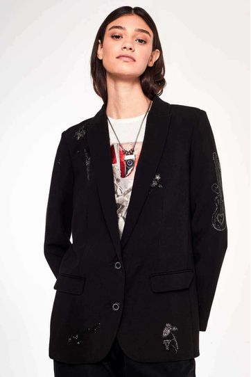 

Saco Rapsodia Pinda Newy Negro Talla: M y color: negro