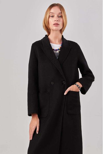 

Abrigo Rapsodia Cassis Plain P Negro Talla: XS y color: negro