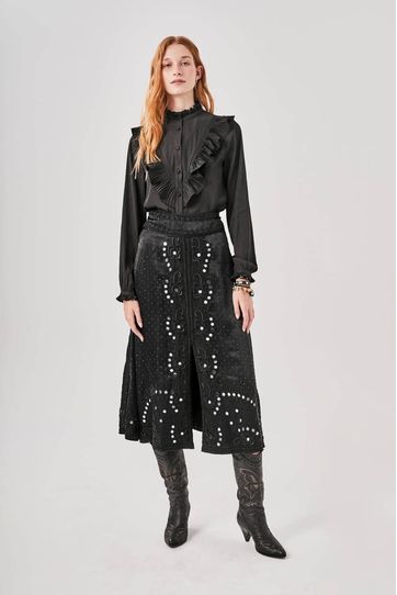 

Falda Midi Rapsodia Wonder P Negro Talla: S y color: negro