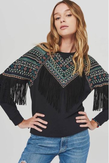

Sudadera Rapsodia Indiana Negro Talla: S y color: negro