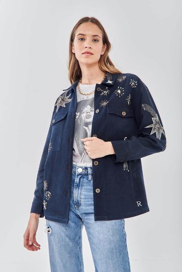 

Chamarra Rapsodia Army Stars P Azul Talla: S y color: azul