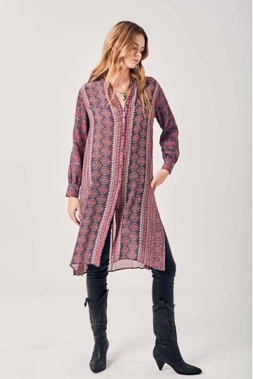 

Camisa Rapsodia Gunjeet Violet Violeta Talla: S y color: violeta