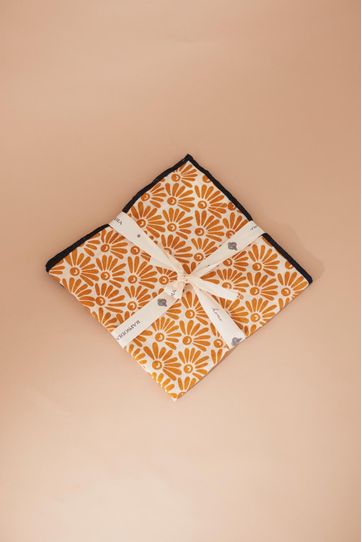 

Servilletas Rapsodia Birkin Flower 40X40 Mostaza Talla: U y color: mostaza