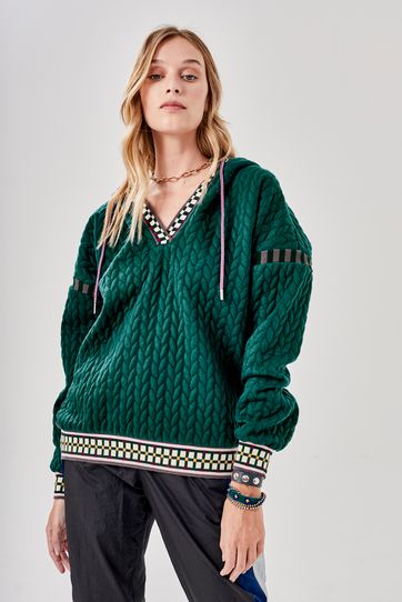 

Sudadera Rapsodia Sol Verde Talla: S y color: verde