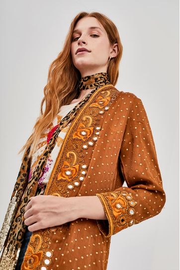 

Saco Rapsodia Wonder Mostaza Talla: S y color: mostaza