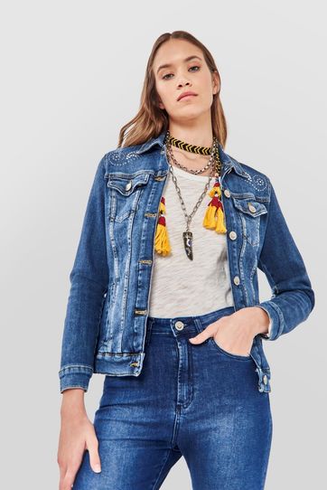 

Chamarra Rapsodia Robin Denim Azul Talla: XS y color: azul