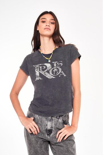 

Playera Rapsodia Twist Bandana Negro Talla: XL y color: negro