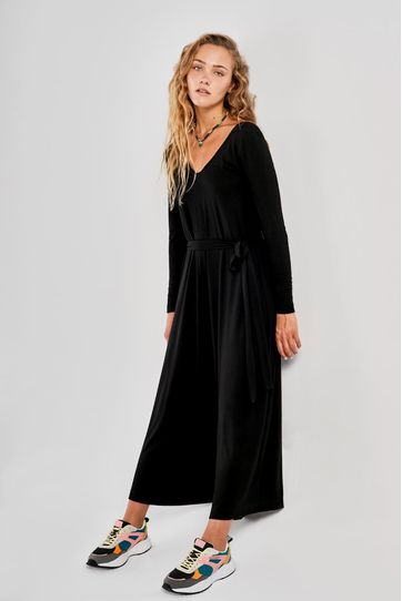 

Jumpsuit Rapsodia Marga Negro Talla: M y color: negro