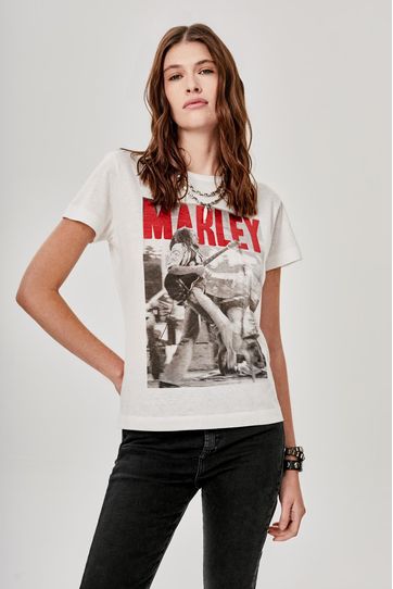 

Playera Rapsodia Bob Rock Blanco Talla: XS y color: blanco