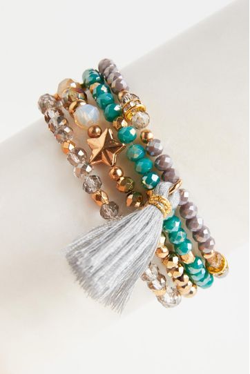 

Pulsera Rapsodia Simur Triple Verde Talla: U y color: verde