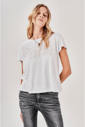 

Playera Rapsodia Shiny Blanco Talla: XS y color: blanco