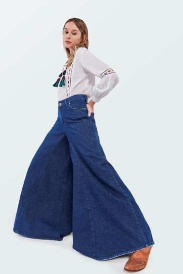 

Jeans Rapsodia Flare High Rise Jimmy New Azul Talla: S y color: azul