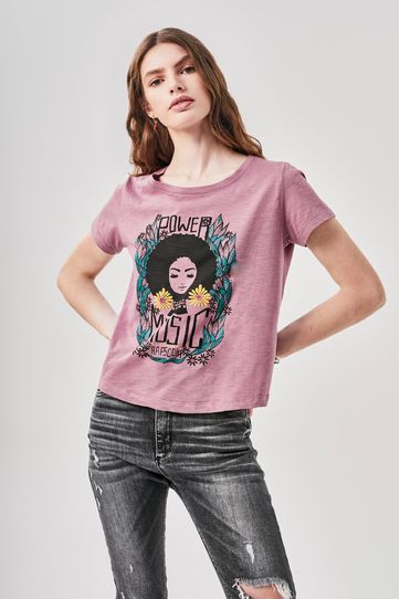 

Playera Rapsodia Power Afra Lila Talla: XS y color: lila