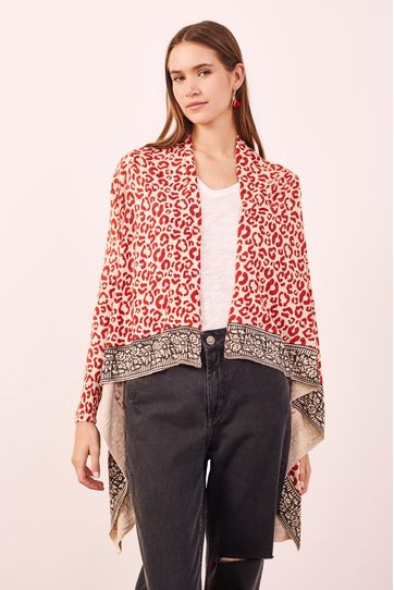 

Cardigan Rapsodia Francine Animal Oro Talla: S y color: oro