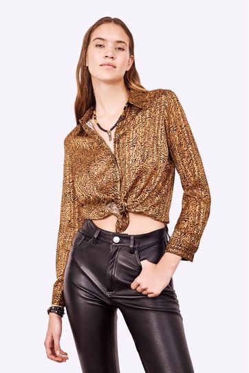 

Camisa Rapsodia Nudo Niyam Marron Talla: S y color: marron
