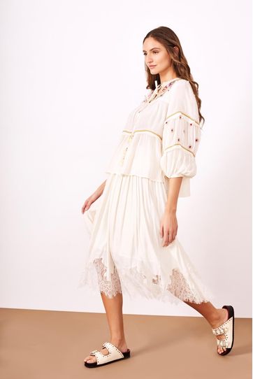 

Falda Rapsodia Rock It Crudo Talla: L y color: crudo