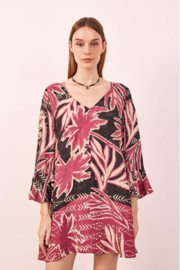 

Vestido Rapsodia New Olien Short Palms D Rosa Talla: XS y color: rosa