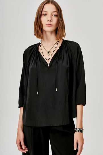 

Camisa Rapsodia Gitana Plain D Negro Talla: L y color: negro