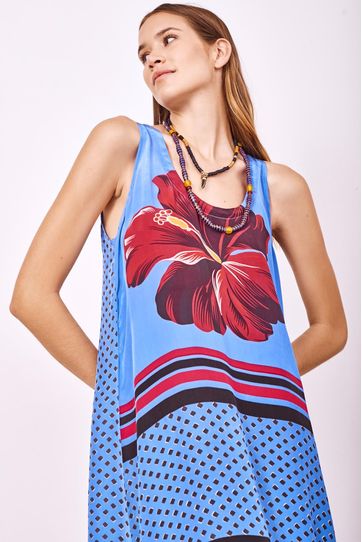 

Vestido Rapsodia Sacha Trujillo Azul Talla: S y color: azul