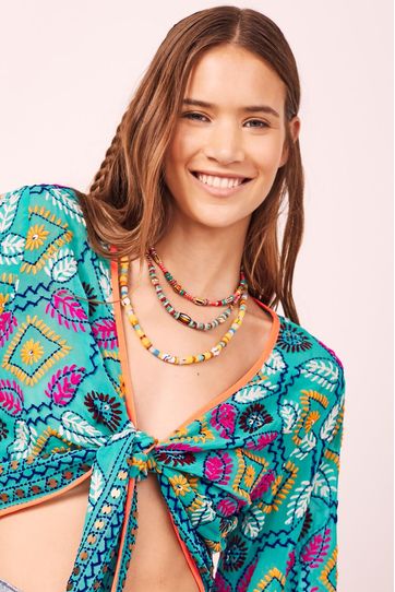

Collar Rapsodia Montezuma Layer Multicolor Talla: U y color: multicolor