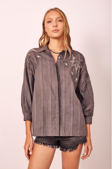

Camisa Rapsodia Louise New Negro Talla: XS