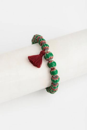

Pulsera Rapsodia New Afrikan Verde Talla: U