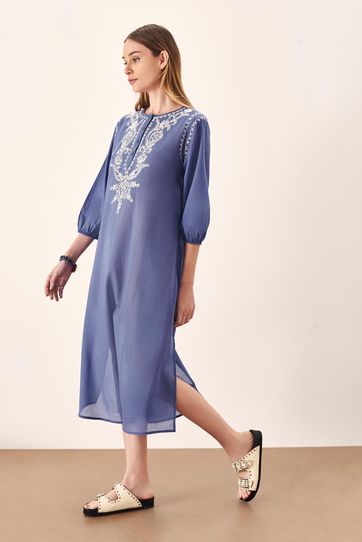 

Vestido Rapsodia Gandha Dye Azul Talla: XL y color: azul