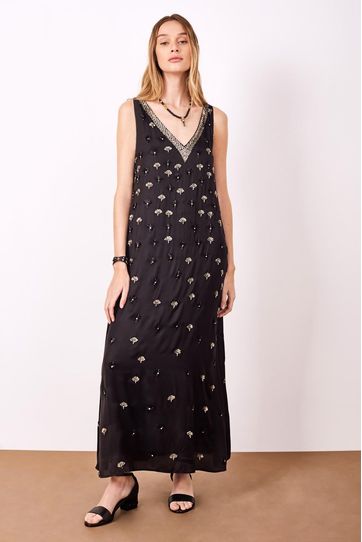 

Vestido Rapsodia Cayetina Sparkle Negro Talla: M y color: negro