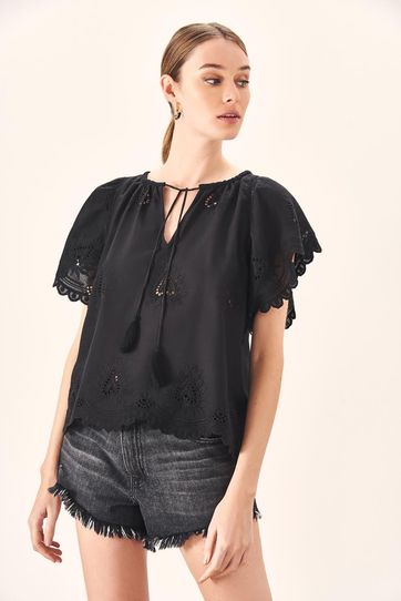 

Top Rapsodia Delfi Negro Talla: S y color: negro