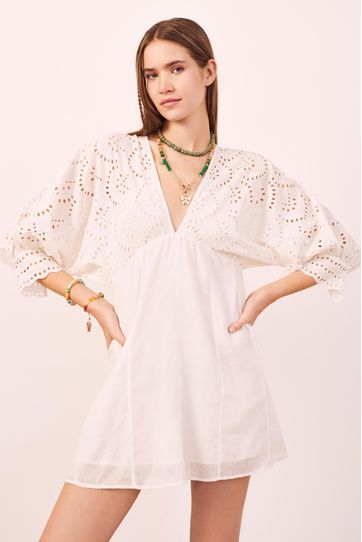 

Vestido Rapsodia Almeria D Blanco Talla: XS y color: blanco