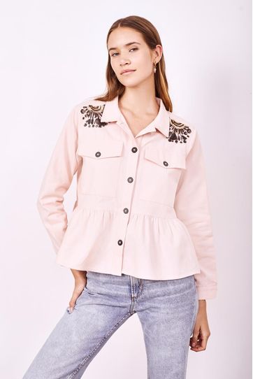 

Chamarra Rapsodia Trasho Birds D Rosa Talla: XS y color: rosa