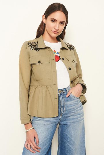 

Chamarra Rapsodia Trasho Birds D Verde Talla: L y color: verde