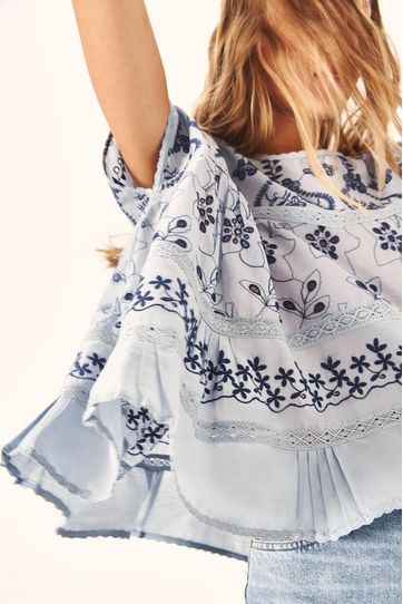 

Camisa Rapsodia Lesnoy New Celeste Talla: S y color: celeste
