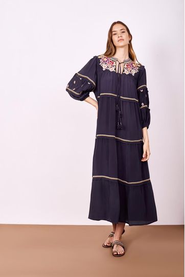 

Vestido Rapsodia Balear Rose Negro Talla: S y color: negro