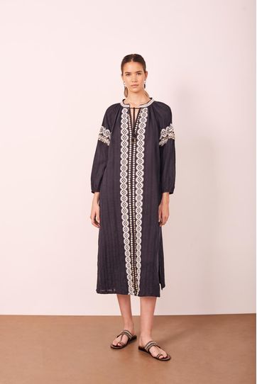 

Vestido Rapsodia Clementina Negro Talla: XS y color: negro