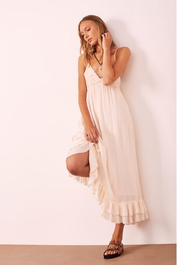 

Vestido Rapsodia Fresh Crudo Talla: L y color: crudo