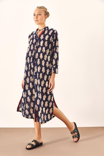 

Vestido Rapsodia Camisero Bindu Talla: XS y color: azul