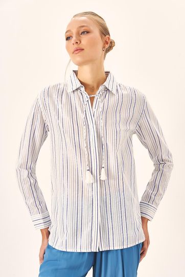 

Camisa Rapsodia Salmor Stripes D Talla: XS y color: azul