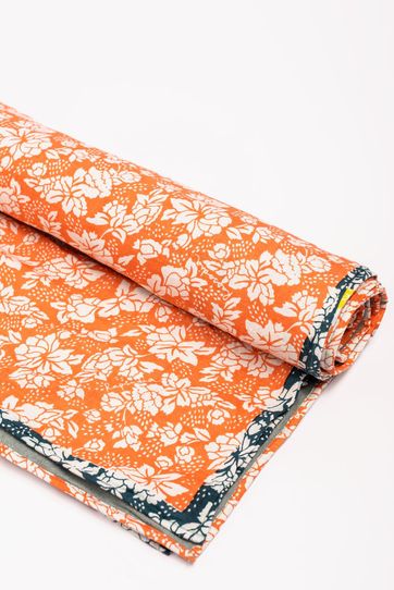 

Pashmina Rapsodia Pareo Toalla Flower Talla: U y color: naranja