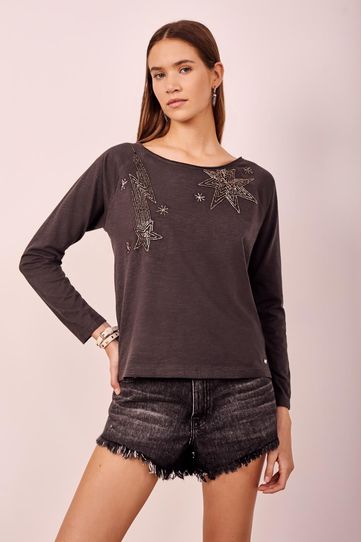 

Playera Rapsodia Rayo New Talla: M y color: gris
