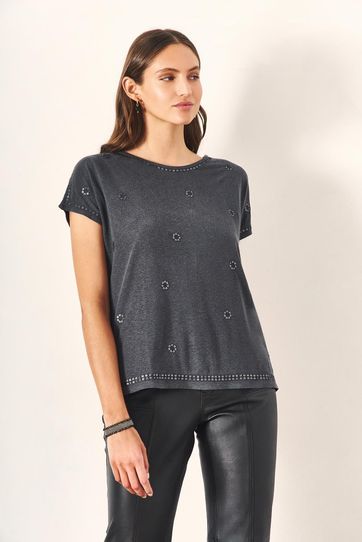 

Playera Rapsodia Gandhi Talla: XS y color: gris oscuro